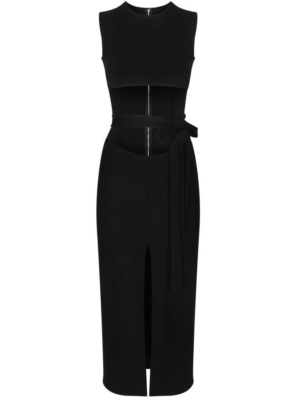 Платье миди с поясом DOLCE & GABBANA, черный
Платье миди с поясом DOLCE & GABBANA, черный