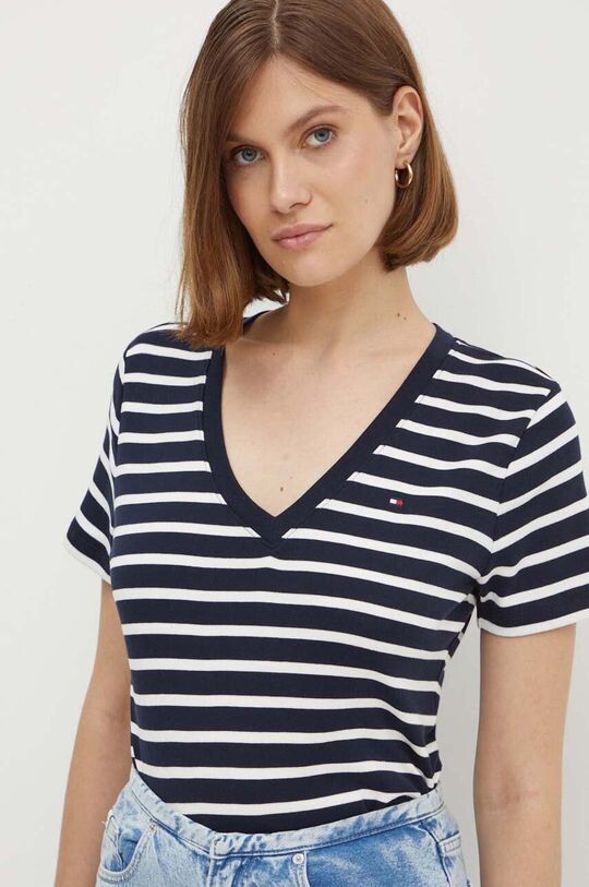 Хлопковая футболка Tommy Hilfiger, темно-синий
Хлопковая футболка Tommy Hilfiger, темно-синий