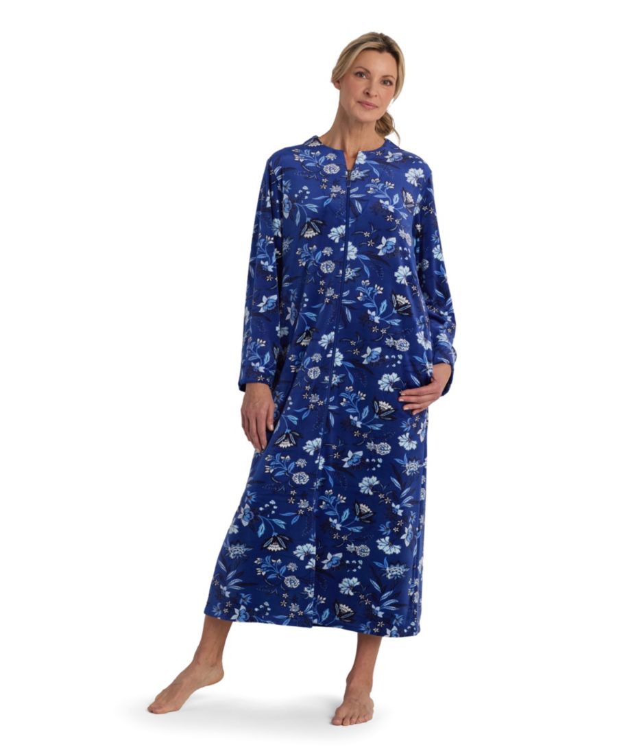 Женский халат для сна с длинными рукавами Miss Elaine, Blue Jacobean
Женский халат для сна с длинными рукавами Miss Elaine, Blue Jacobean