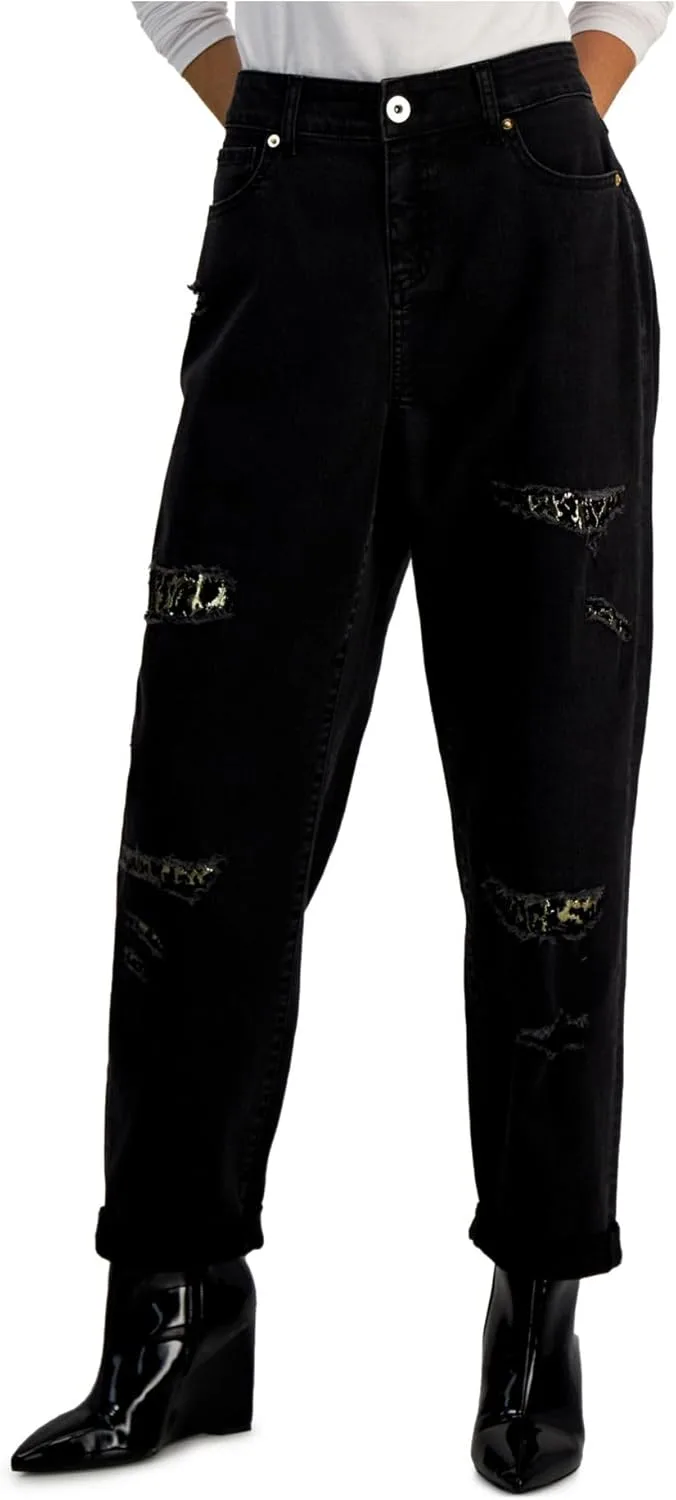 International Concepts INC Женские джинсы Boyfriend High Rise Metallic
International Concepts INC Женские джинсы Boyfriend High Rise Metallic