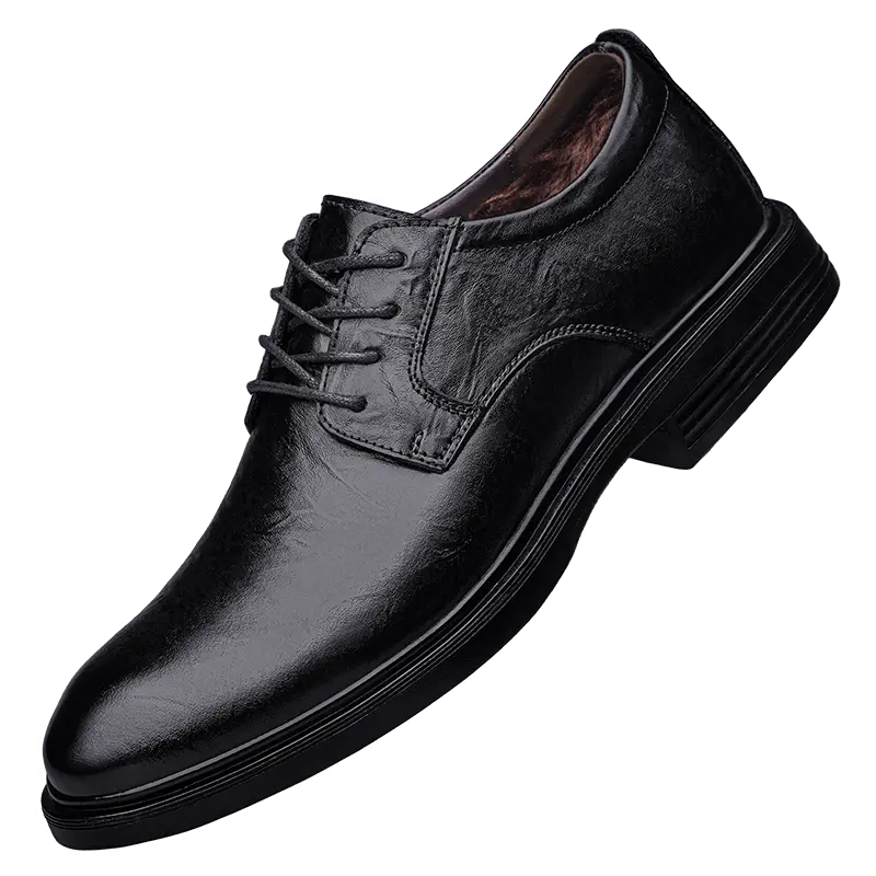 Универсальные удобные повседневные кожаные туфли для мужчин DILIKAN, Black Fleece-Lined
Универсальные удобные повседневные кожаные туфли для мужчин DILIKAN, Black Fleece-Lined