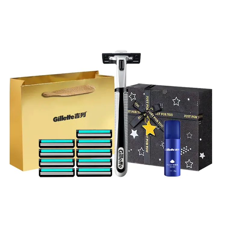 Мужские инструменты для бритья Gillette, золото
Мужские инструменты для бритья Gillette, золото