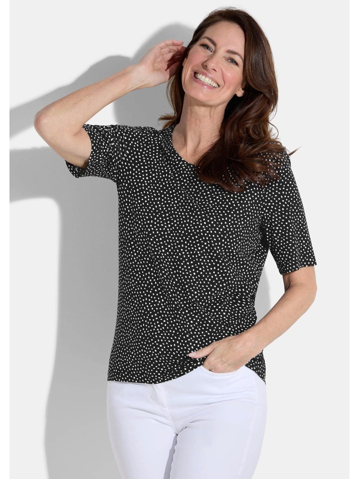 Рубашка черного / белого / с рисунком GOLDNER
Рубашка черного / белого / с рисунком GOLDNER