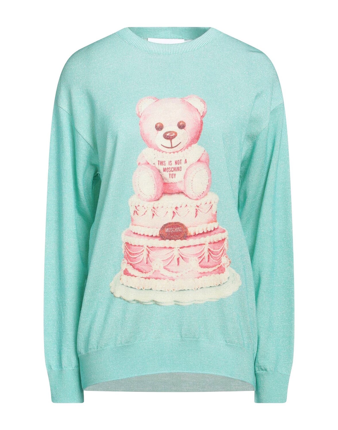Свитер Moschino, небесно-голубой
Свитер Moschino, небесно-голубой
