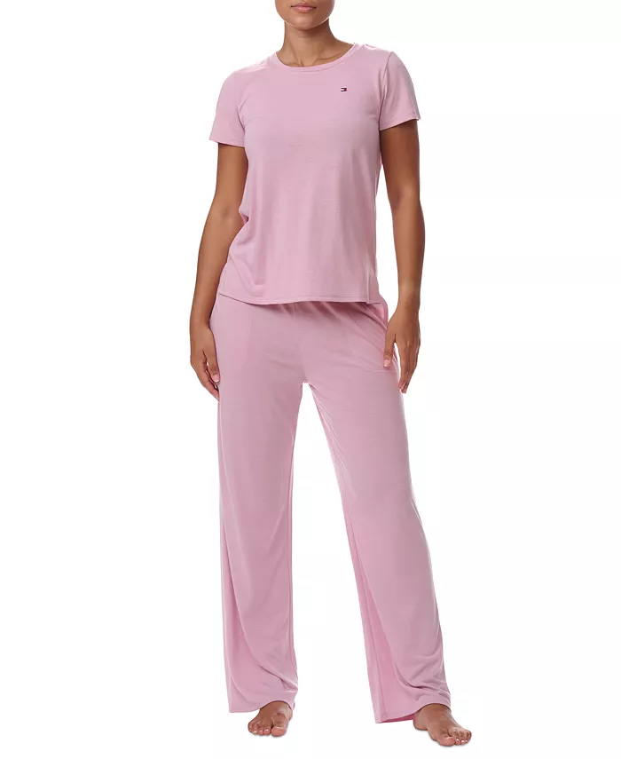 Женская футболка для сна с коротким рукавом и круглым вырезом Tommy Hilfiger, розовый
Женская футболка для сна с коротким рукавом и круглым вырезом Tommy Hilfiger, розовый