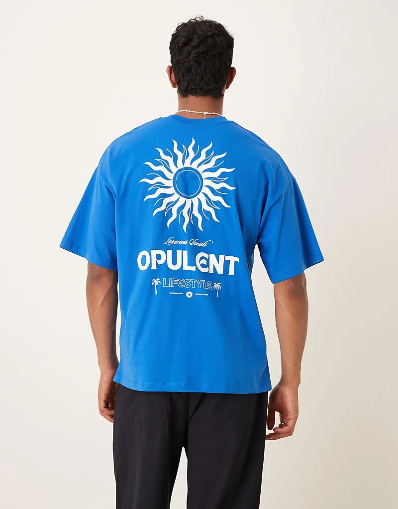 Футболка Selected Homme свободного кроя с небесным принтом на спине синего цвета
Футболка Selected Homme свободного кроя с небесным принтом на спине синего цвета