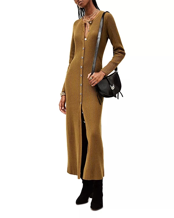 Платье Аниса с пуговицами спереди Ba&Sh, золотой
Платье Аниса с пуговицами спереди Ba&Sh, золотой