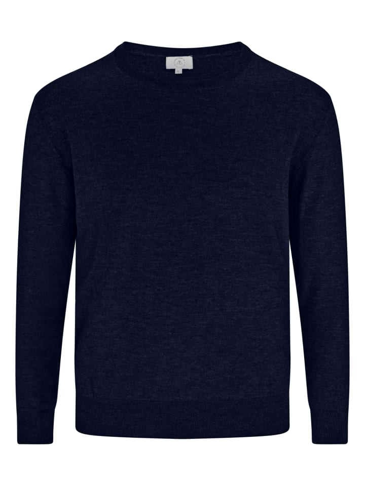 Свитер с круглым вырезом темно-синего цвета CASH-MERE.CH
Свитер с круглым вырезом темно-синего цвета CASH-MERE.CH
