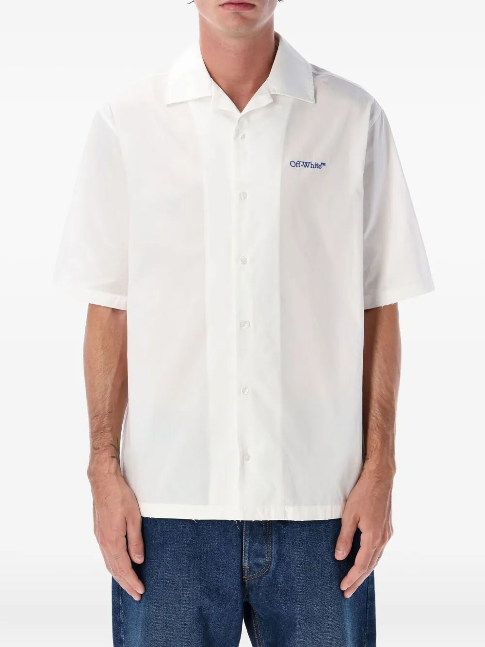 Рубашка с принтом в виде стрелы кистью OFF-WHITE, белый
Рубашка с принтом в виде стрелы кистью OFF-WHITE, белый