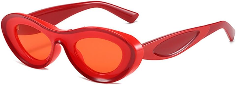 Солнцезащитные очки LVTFCO Vintage Contrast Color Cat Eye для женщин, модные овальные очки для мужчин, защита от УФ-излучения UV400, уникальные солнцезащитные очки, Red Red
Солнцезащитные очки LVTFCO Vintage Contrast Color Cat Eye для женщин, модные овальные очки для мужчин, защита от УФ-излучения UV400, уникальные солнцезащитные очки, Red Red