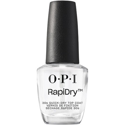 OPI RapiDry Лак для ногтей, высыхающий верхний слой, блестящий, глянцевый, быстросохнущий, 0,5 жидких унций
OPI RapiDry Лак для ногтей, высыхающий верхний слой, блестящий, глянцевый, быстросохнущий, 0,5 жидких унций