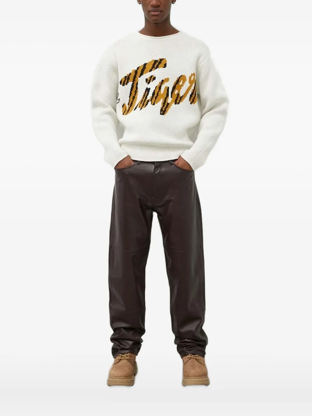 Свитер с логотипом Tiger of Sweden, нейтральный
Свитер с логотипом Tiger of Sweden, нейтральный