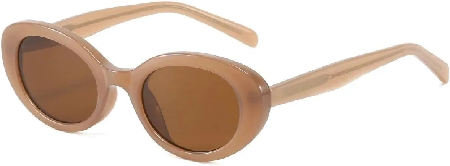 Маленькие овальные солнцезащитные очки конфетных цветов для женщин, очки «кошачий глаз», солнцезащитные очки с защитой от УФ-излучения UV400 DSVIGF, Jelly Tea Tea
Маленькие овальные солнцезащитные очки конфетных цветов для женщин, очки «кошачий глаз», солнцезащитные очки с защитой от УФ-излучения UV400 DSVIGF, Jelly Tea Tea