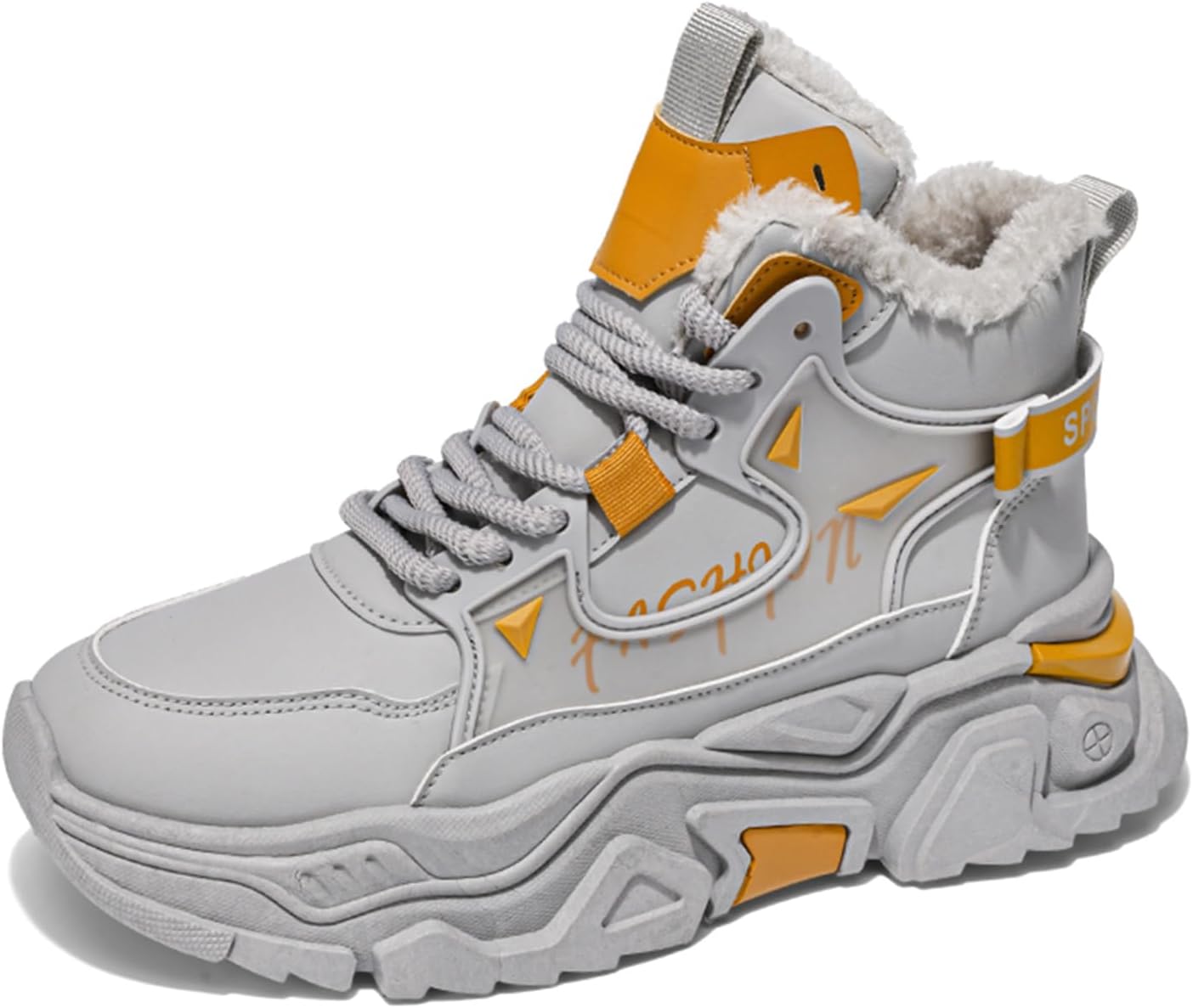 Мужские повседневные спортивные кроссовки для тенниса, работы и прогулок, массивные высокие модные кеды Spwagym, коричневый/серый
Мужские повседневные спортивные кроссовки для тенниса, работы и прогулок, массивные высокие модные кеды Spwagym, коричневый/серый