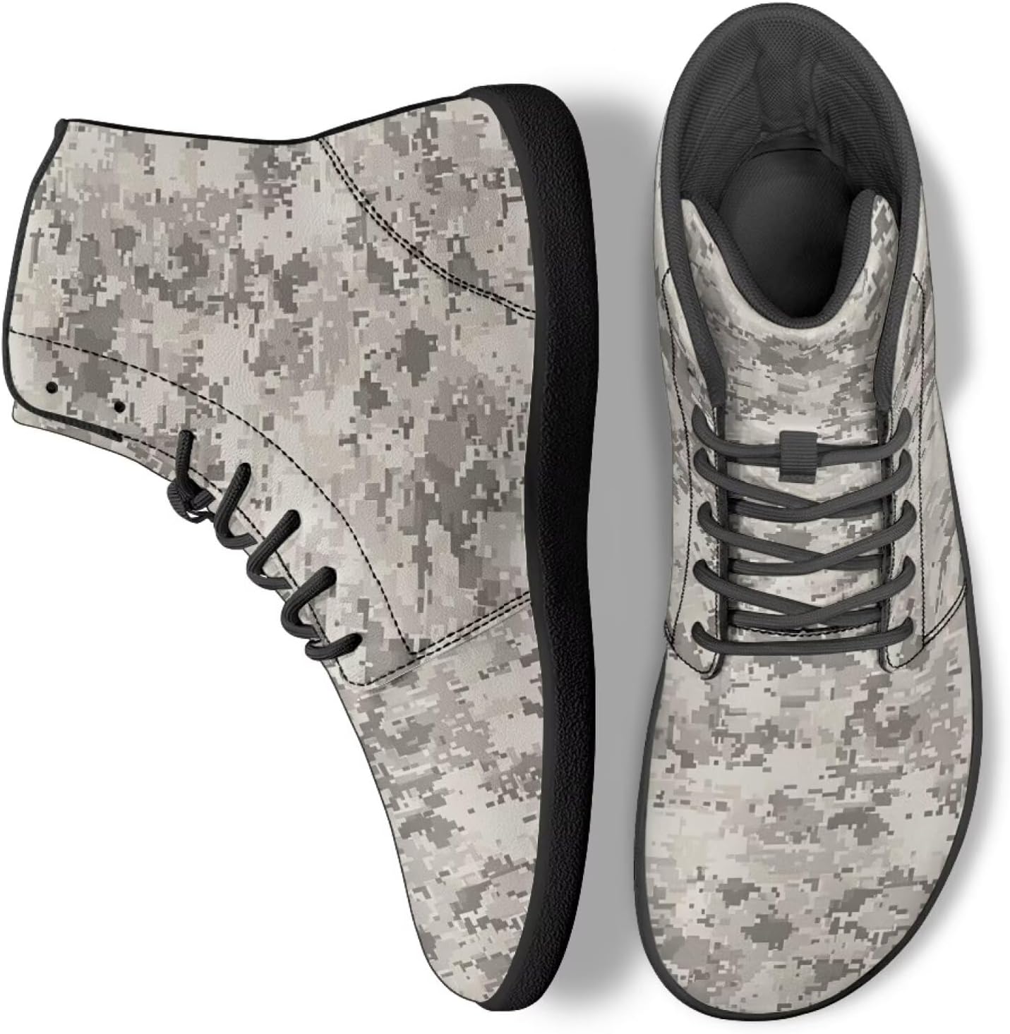 Кроссовки на высокой подошве с камуфляжным принтом для мужчин и женщин, баскетбольные, теннисные, для бизнеса, прогулок и работы в офисе Ecaestolph, серый
Кроссовки на высокой подошве с камуфляжным принтом для мужчин и женщин, баскетбольные, теннисные, для бизнеса, прогулок и работы в офисе Ecaestolph, серый