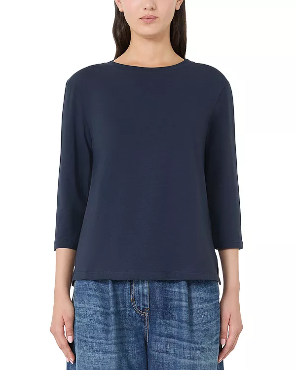 Топ с вырезом-лодочкой Multia Weekend Max Mara, синий
Топ с вырезом-лодочкой Multia Weekend Max Mara, синий