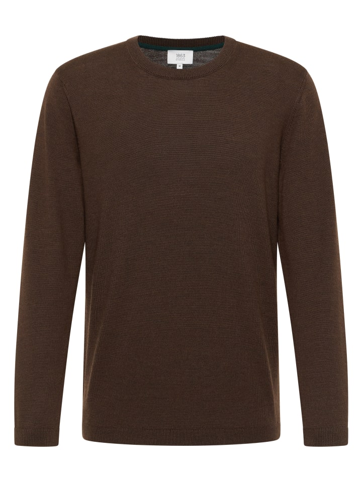 Коричневый вязаный свитер Eterna
Коричневый вязаный свитер Eterna