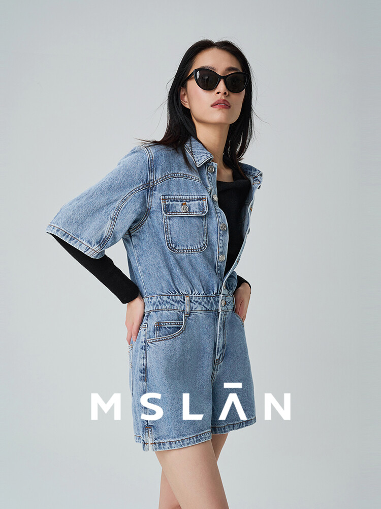 Комбинезон джинсовый MSlan в стиле ретро, синий
Комбинезон джинсовый MSlan в стиле ретро, синий