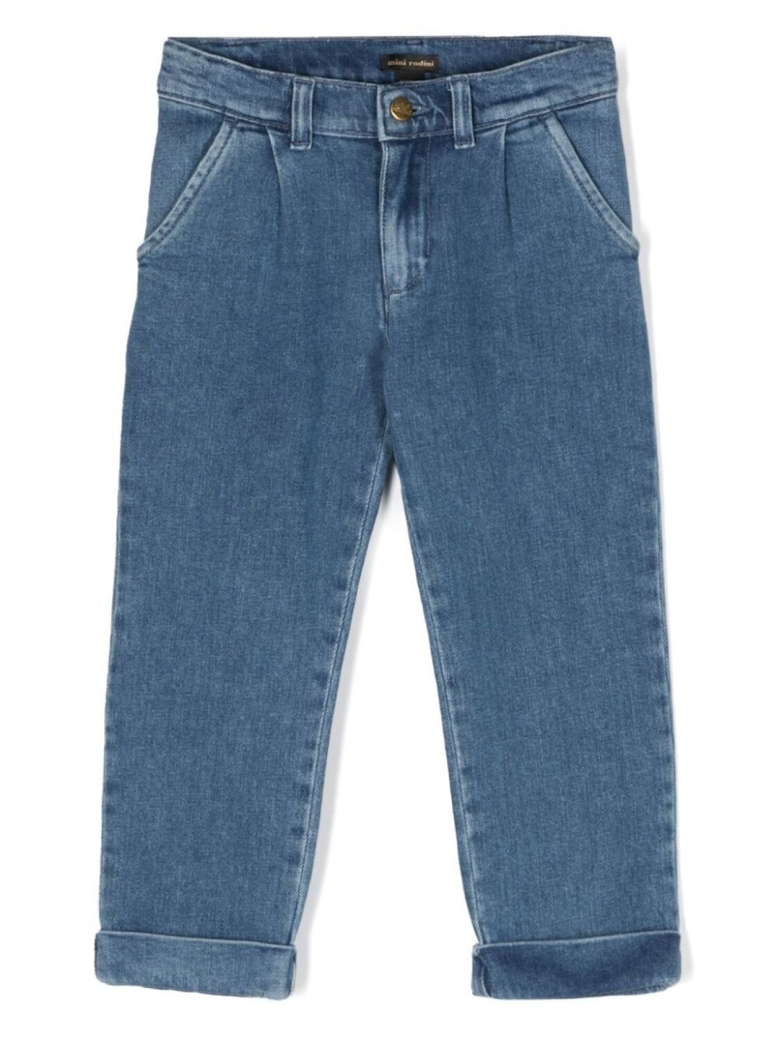 Mini Rodini брюки чинос со складками, синий
Mini Rodini брюки чинос со складками, синий