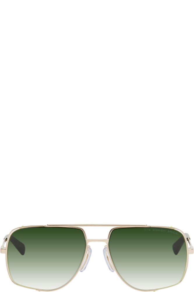 Солнцезащитные очки MIDNIGHT SPECIAL золотого и зеленого цвета Dita
Солнцезащитные очки MIDNIGHT SPECIAL золотого и зеленого цвета Dita