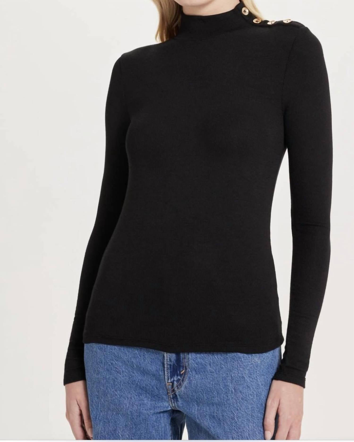 Топ Marina с воротником-стойкой в рубчик, черный Goldie, черный
Топ Marina с воротником-стойкой в рубчик, черный Goldie, черный