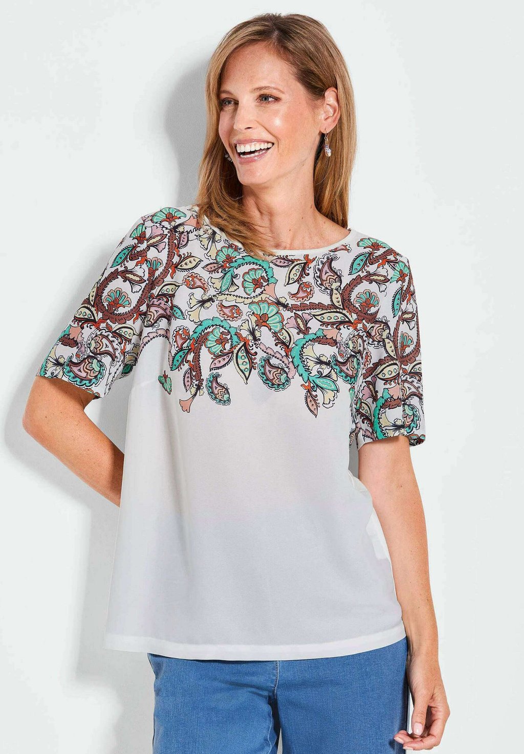 Футболка с принтом GOLDNER, белый
Футболка с принтом GOLDNER, белый