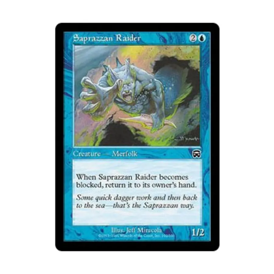 CCG Сапрацзан Рейдер (К), MTG - Mercadian Masques
CCG Сапрацзан Рейдер (К), MTG - Mercadian Masques