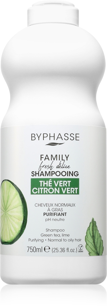 Ультрауспокаивающий шампунь с лаймом и зеленым цветом для нормальных, жирных волос и чувствительной кожи головы Byphasse, 750 мл
Ультрауспокаивающий шампунь с лаймом и зеленым цветом для нормальных, жирных волос и чувствительной кожи головы Byphasse, 750 мл