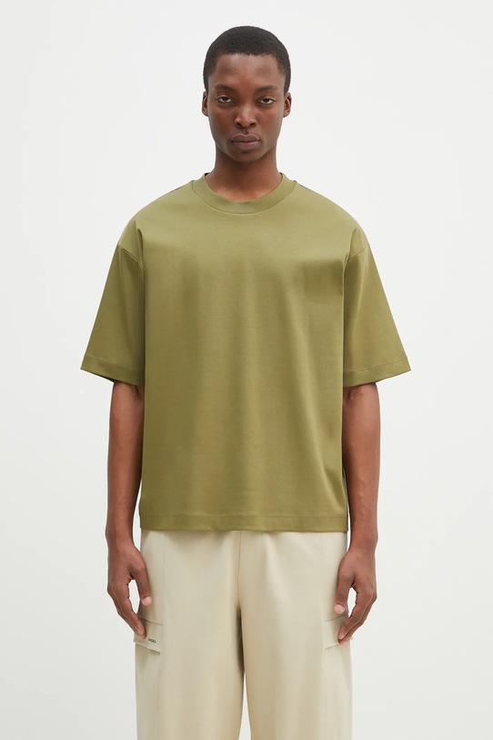 Футболка из хлопка Pangaia, зеленый 
Футболка из хлопка Pangaia, зеленый