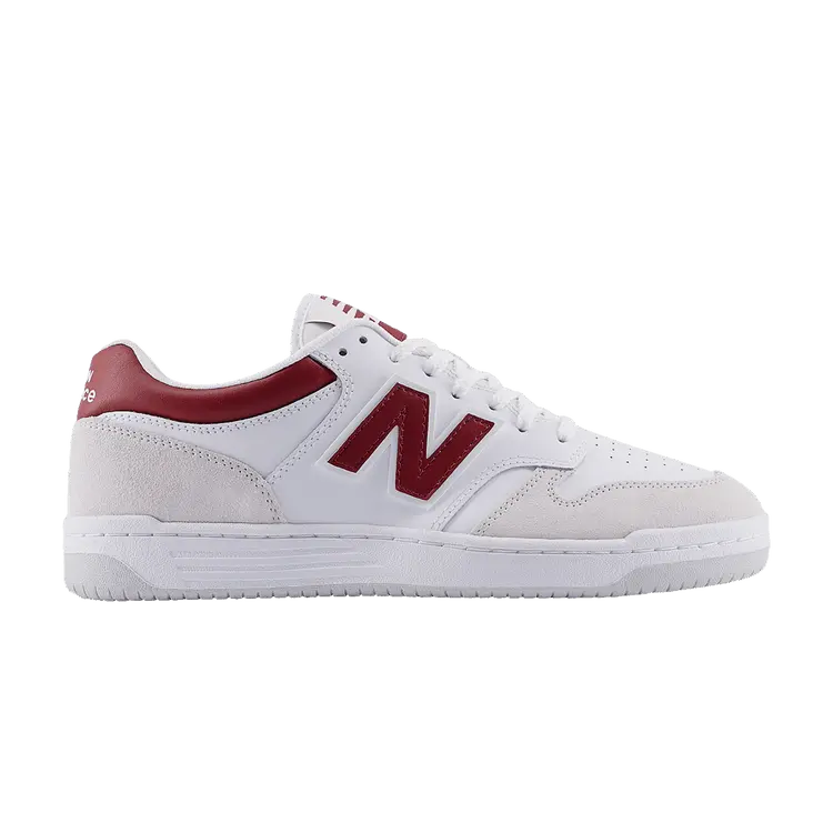 Кроссовки New Balance 480 'White Team Red', белый 
Кроссовки New Balance 480 'White Team Red', белый