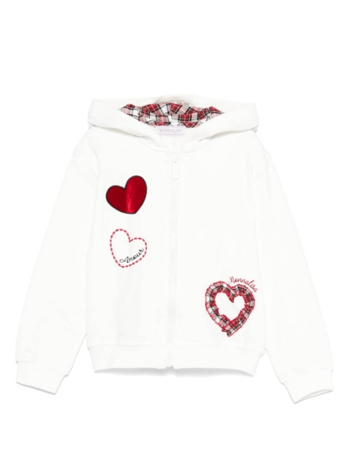 Толстовка с капюшоном Monnalisa с сердечками, серый
Толстовка с капюшоном Monnalisa с сердечками, серый