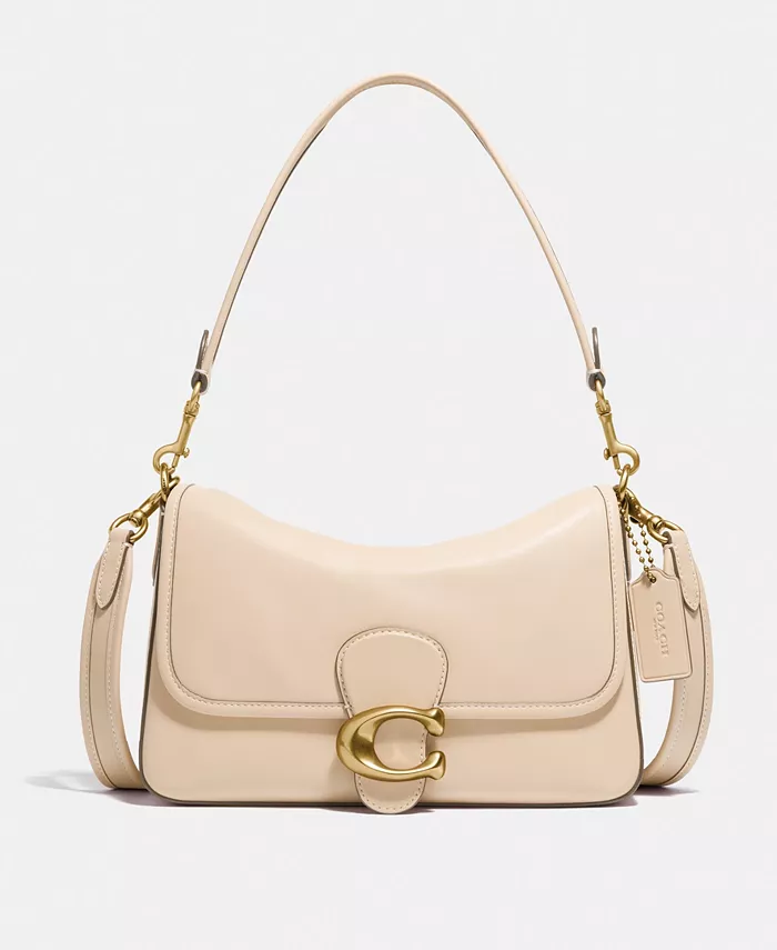 Мягкая кожаная сумка через плечо Tabby со съемным регулируемым ремнем COACH, белый
Мягкая кожаная сумка через плечо Tabby со съемным регулируемым ремнем COACH, белый