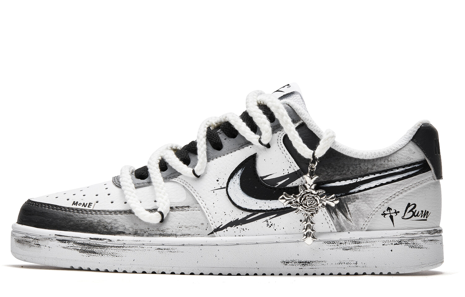 Кроссовки Nike Court Vision 1 Skateboarding Shoes Men Low-top Black, черный
Кроссовки Nike Court Vision 1 Skateboarding Shoes Men Low-top Black, черный