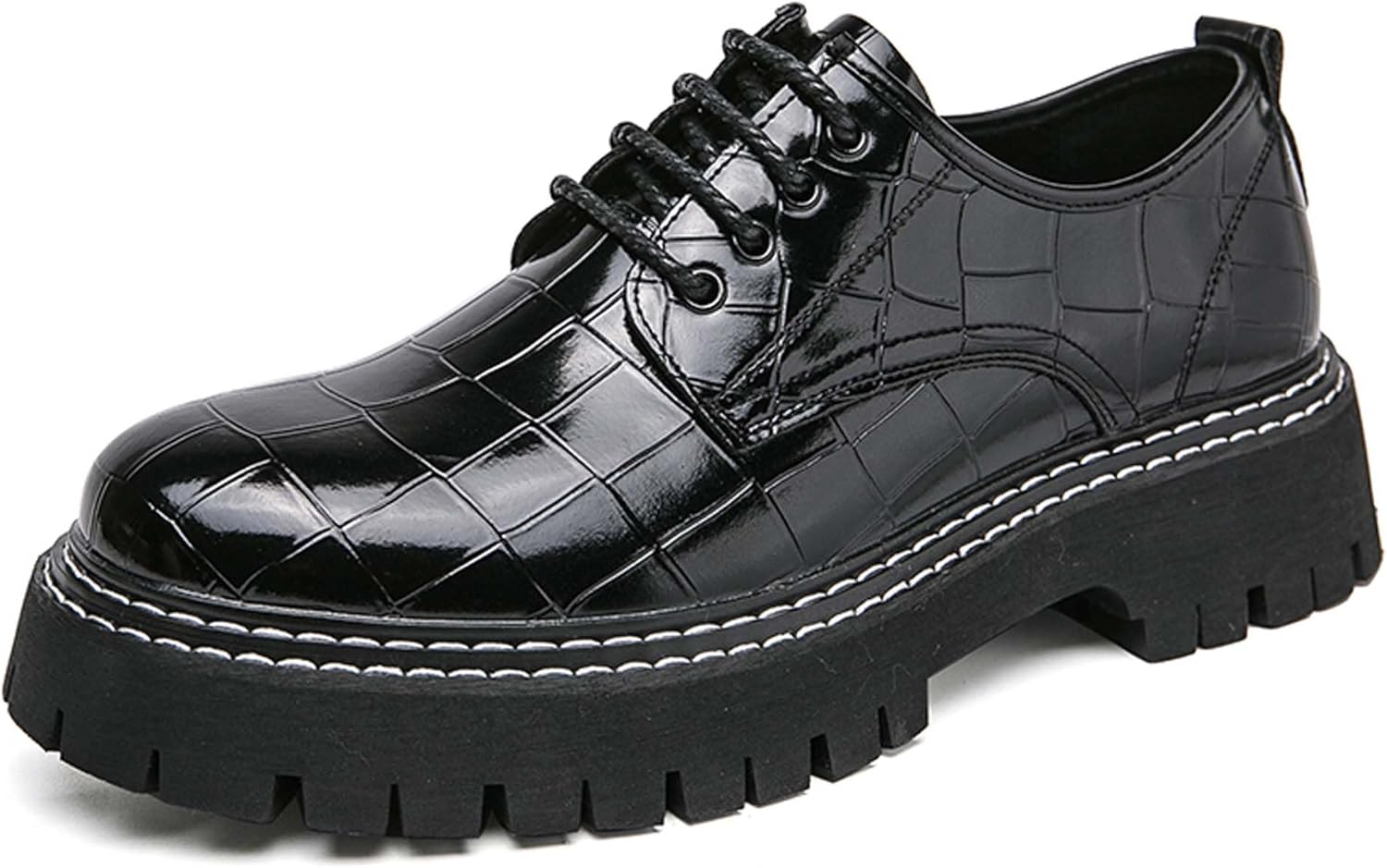 Мужские платформенные оксфорды, модные шнурованные деловые формальные туфли с толстой подошвой, увеличивающие рост, униформа, офисная обувь, дерби, противоскользящие лоферы для свадьбы Generic, черный
Мужские платформенные оксфорды, модные шнурованные деловые формальные туфли с толстой подошвой, увеличивающие рост, униформа, офисная обувь, дерби, противоскользящие лоферы для свадьбы Generic, черный