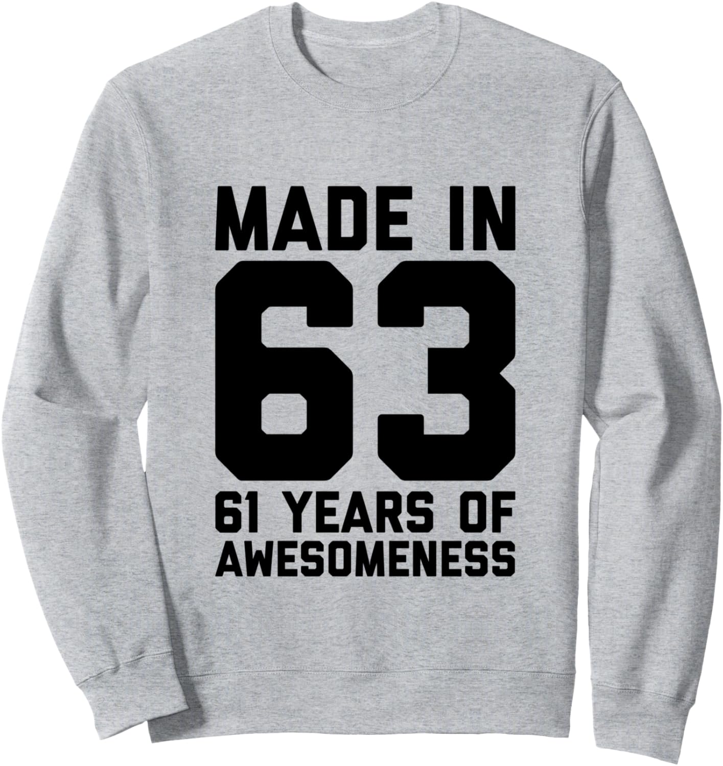 Толстовка на 61-й день рождения, подарок на 61-й день рождения для мужчин, женщин, папы, мамы, толстовка Birthday 61St Gift Son Daughter Happy Designs, серый
Толстовка на 61-й день рождения, подарок на 61-й день рождения для мужчин, женщин, папы, мамы, толстовка Birthday 61St Gift Son Daughter Happy Designs, серый