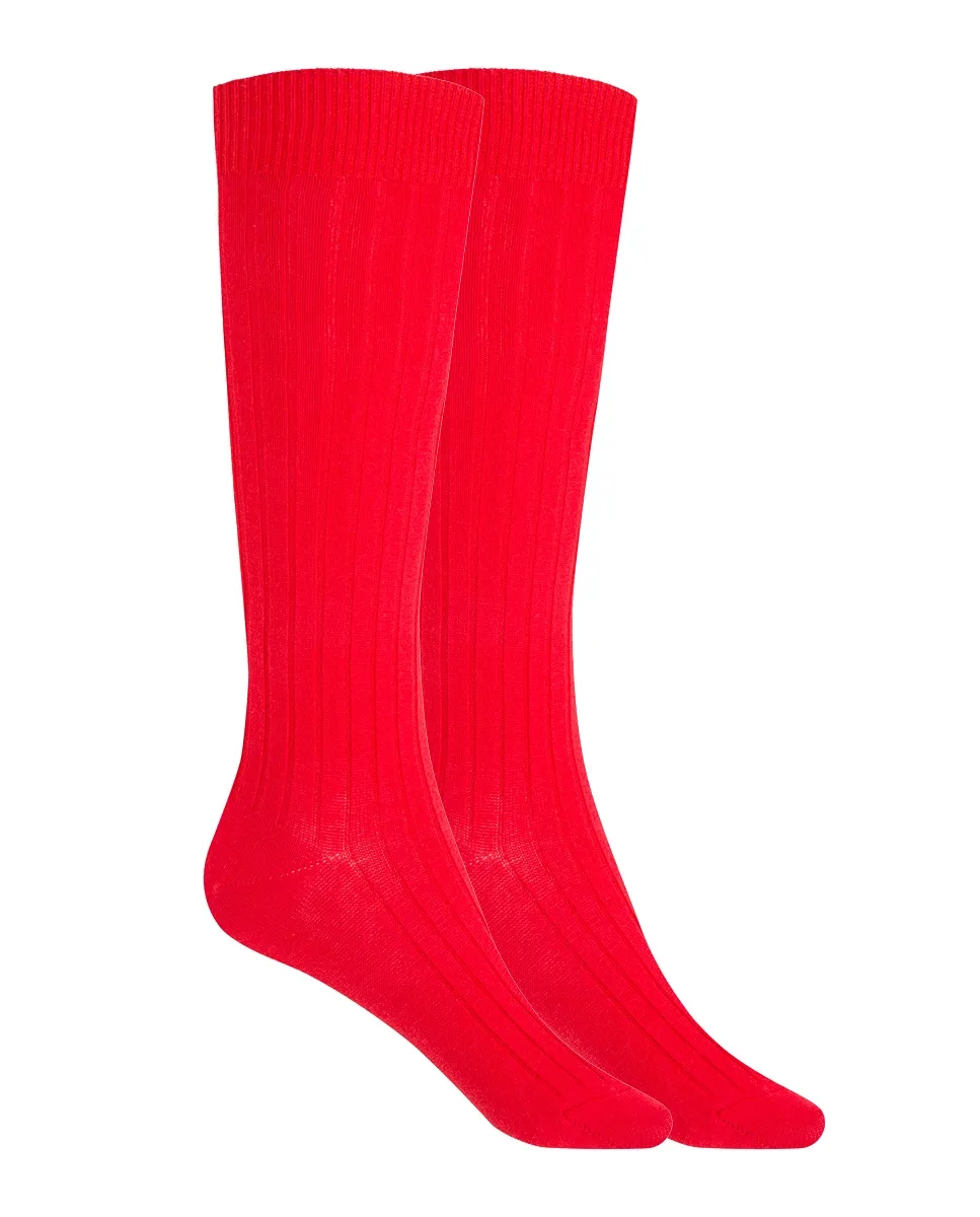 В упаковке 2 пары детских носков из хлопка в рубчик Punto Blanco, красный
В упаковке 2 пары детских носков из хлопка в рубчик Punto Blanco, красный