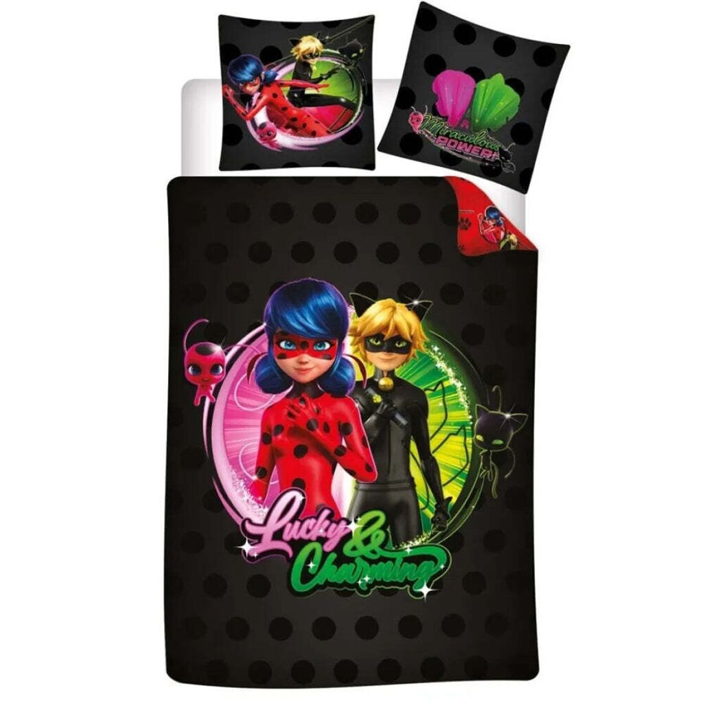 Комплект детского постельного белья Miraculous Ladybug Cat Noir 135-140х200 65х65
Комплект детского постельного белья Miraculous Ladybug Cat Noir 135-140х200 65х65