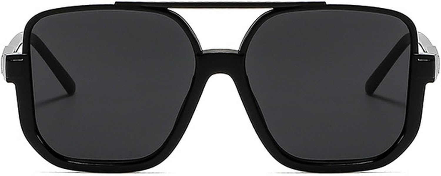 Солнцезащитные очки в стиле ретро с большой полуободковой оправой для женщин и мужчин, цвет шампанского, дизайнерские солнцезащитные очки-пилот в стиле 70-х для женщин mincl, Black
Солнцезащитные очки в стиле ретро с большой полуободковой оправой для женщин и мужчин, цвет шампанского, дизайнерские солнцезащитные очки-пилот в стиле 70-х для женщин mincl, Black