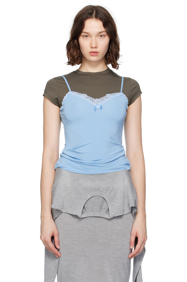 Футболка с многослойными бретелями Acne Studios, мультиколор
Футболка с многослойными бретелями Acne Studios, мультиколор