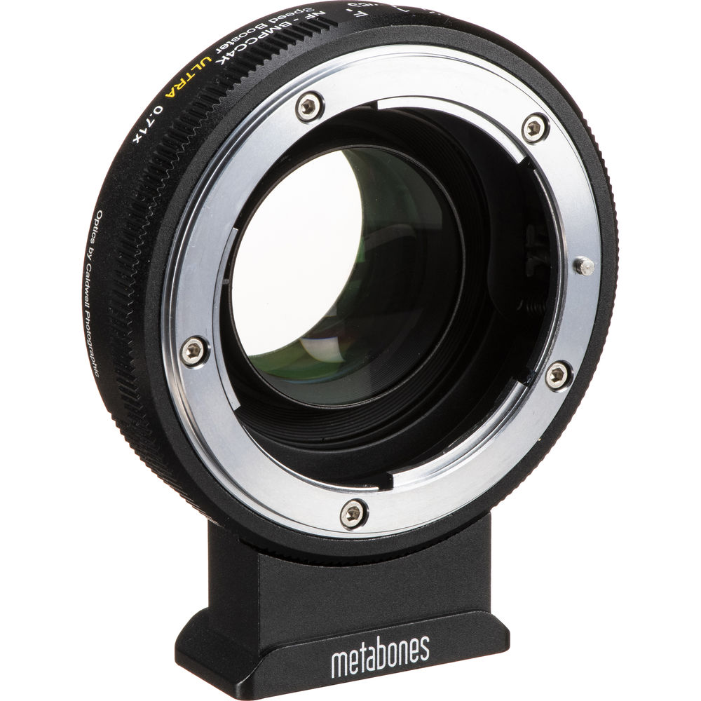 Адаптер для крепления объектива Metabones Speed Booster ULTRA 0.71x Adapter MBSPNFG-M43-BM4
Адаптер для крепления объектива Metabones Speed Booster ULTRA 0.71x Adapter MBSPNFG-M43-BM4
