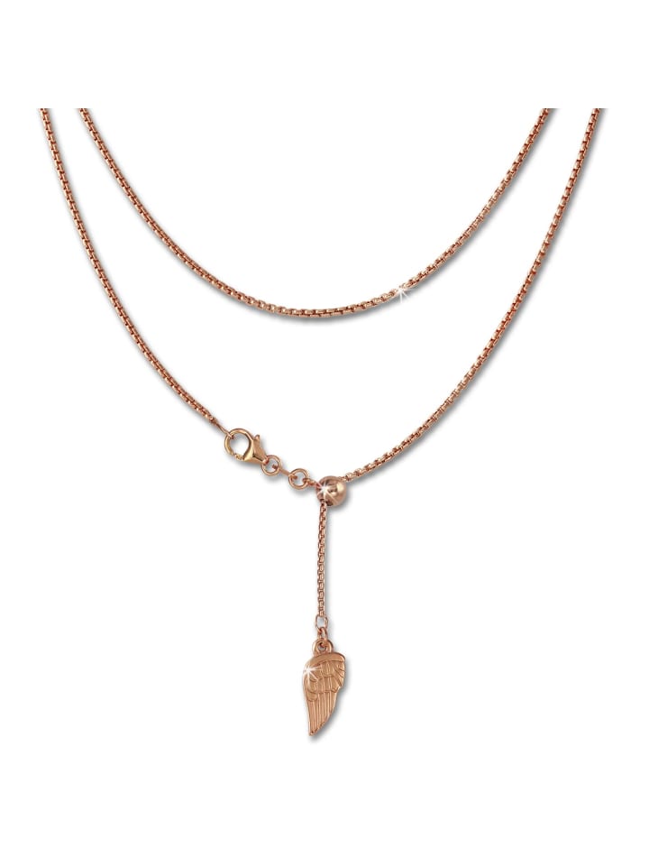 SilberDream Колье из серебра 925 пробы с золотым покрытием (333 проба розового золота), приблизительно 45 см
SilberDream Колье из серебра 925 пробы с золотым покрытием (333 проба розового золота), приблизительно 45 см