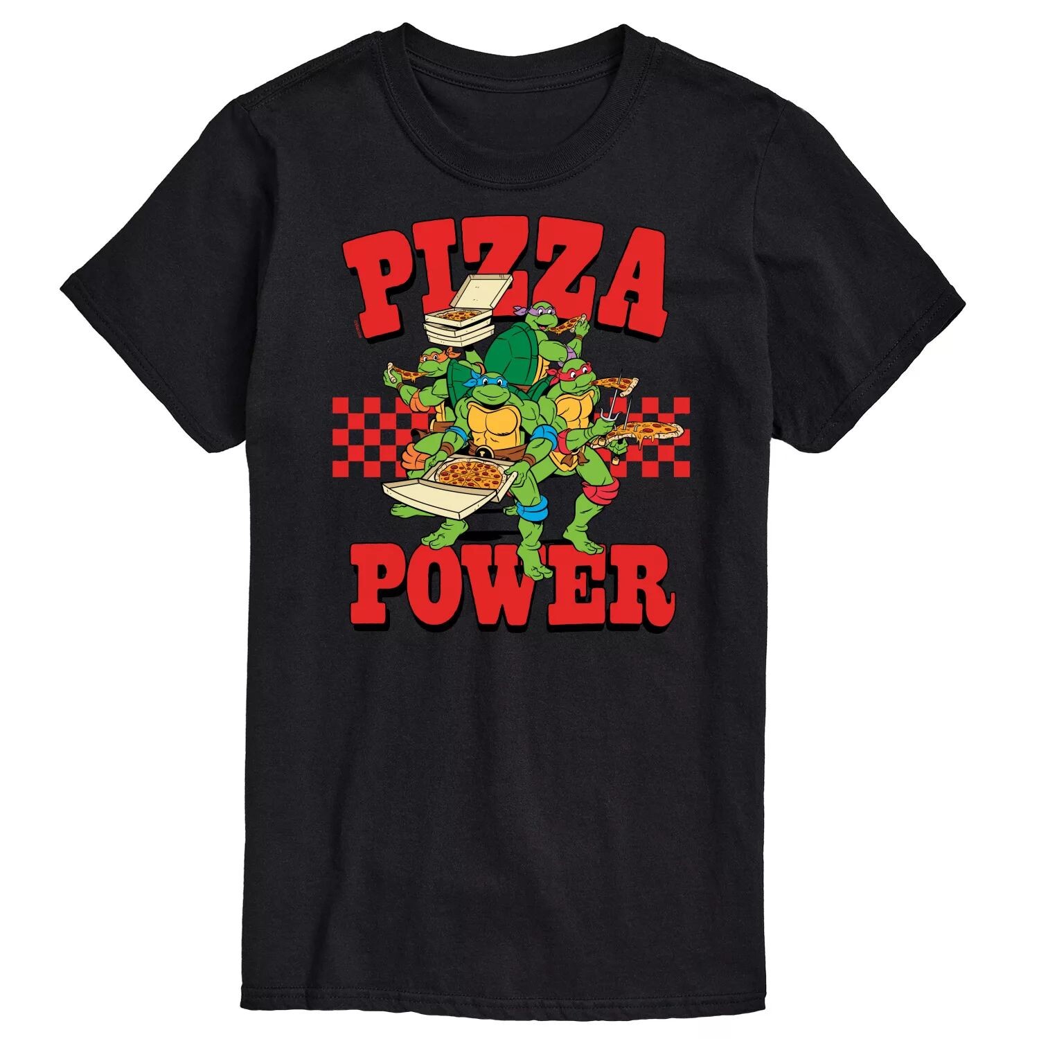 Футболка с рисунком Big & Tall TMNT Pizza Power License, черный
Футболка с рисунком Big & Tall TMNT Pizza Power License, черный