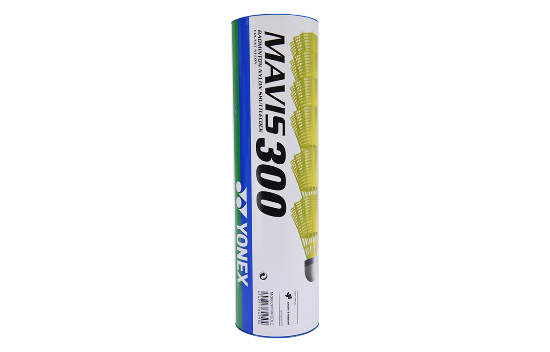 Mavis Collection M 300 нейлон волан 6 штук нейлон для улицы 1 туба воланы YONEX, желтый/синий
Mavis Collection M 300 нейлон волан 6 штук нейлон для улицы 1 туба воланы YONEX, желтый/синий