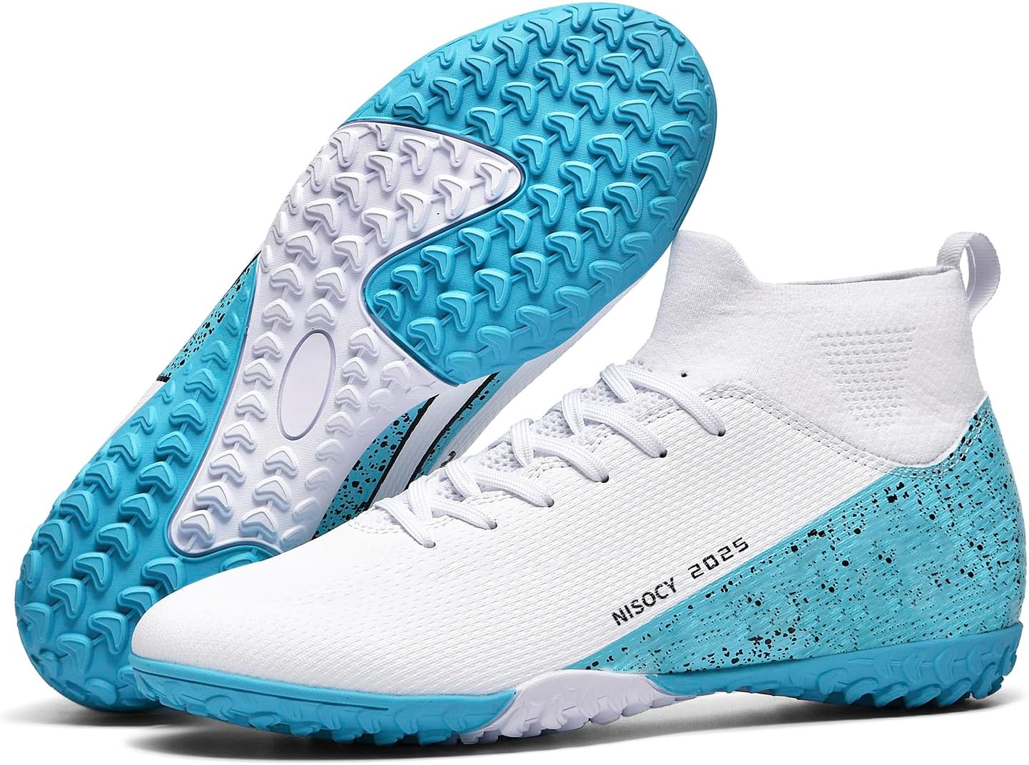 Футбольные бутсы NISOCY для мужчин, высокие кроссовки для футбола, для улицы и зала, легкие тренировочные бутсы TF AG, белый
Футбольные бутсы NISOCY для мужчин, высокие кроссовки для футбола, для улицы и зала, легкие тренировочные бутсы TF AG, белый