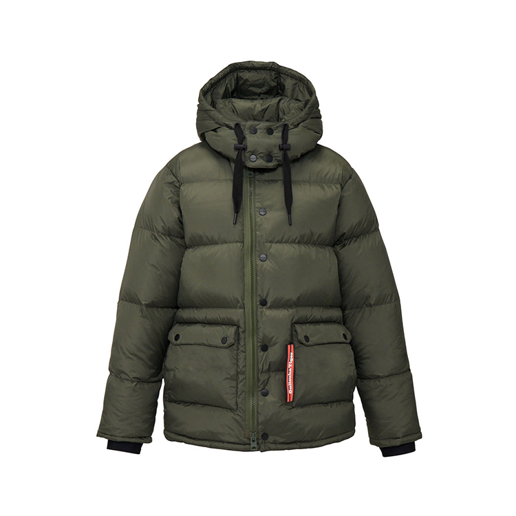 Пуховик унисекс Onitsuka Tiger, темно-зеленый
Пуховик унисекс Onitsuka Tiger, темно-зеленый