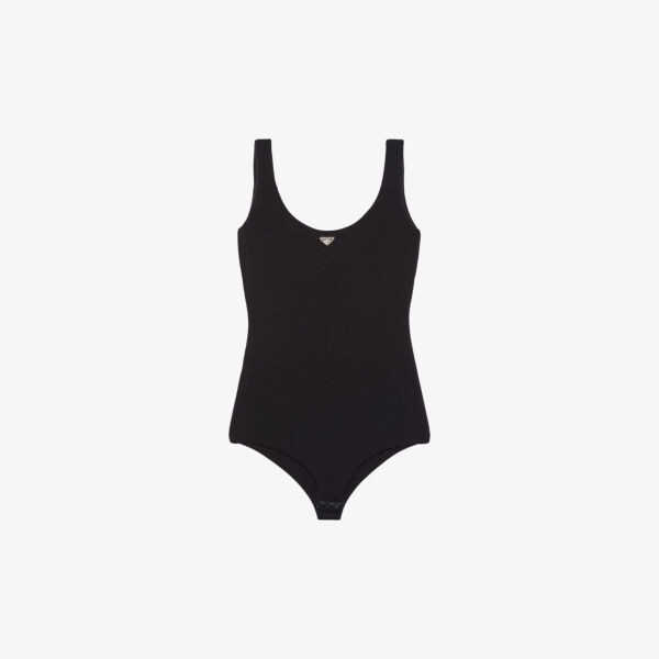 Корпус из переработанного нейлона с фирменной накладкой Prada, черный
Корпус из переработанного нейлона с фирменной накладкой Prada, черный