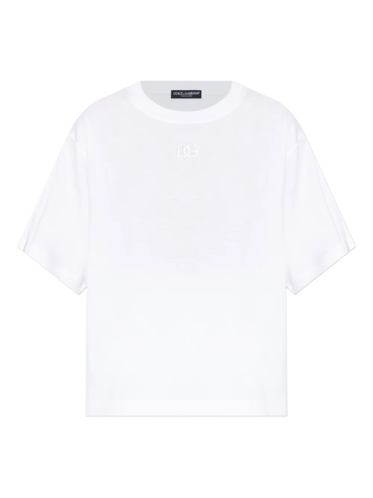 Футболка с короткими рукавами и вышитым логотипом Dolce & Gabbana, белый
Футболка с короткими рукавами и вышитым логотипом Dolce & Gabbana, белый