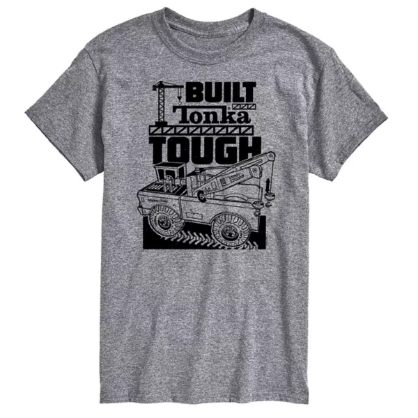 Мужская футболка Built Tough с принтом Tonka, серый 
Мужская футболка Built Tough с принтом Tonka, серый