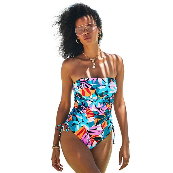 Женский бандо регулируемый купальник Swimsuits For All, Rio Tropical
Женский бандо регулируемый купальник Swimsuits For All, Rio Tropical
