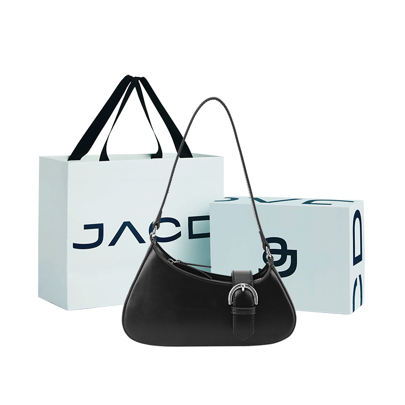 JACD Французская полумесяцевая сумка через плечо женская черно-бело-синяя, Ink Black
JACD Французская полумесяцевая сумка через плечо женская черно-бело-синяя, Ink Black